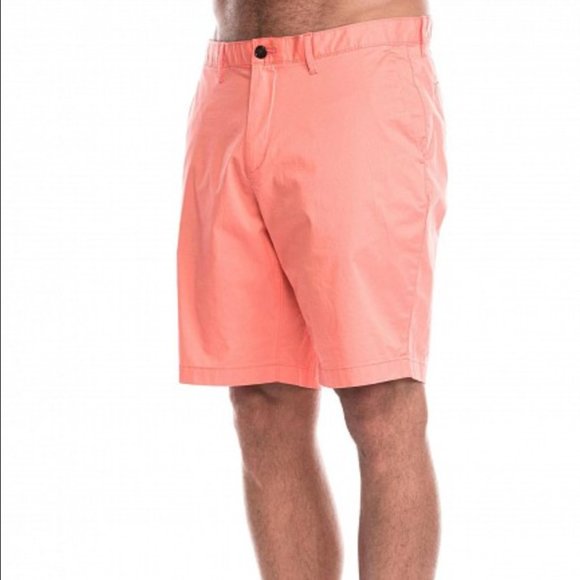 Michael Kors MK Stretch Flat Front Pink Summer Shorts Men's Size 28 MSRP $70 - Picture 1 of 4